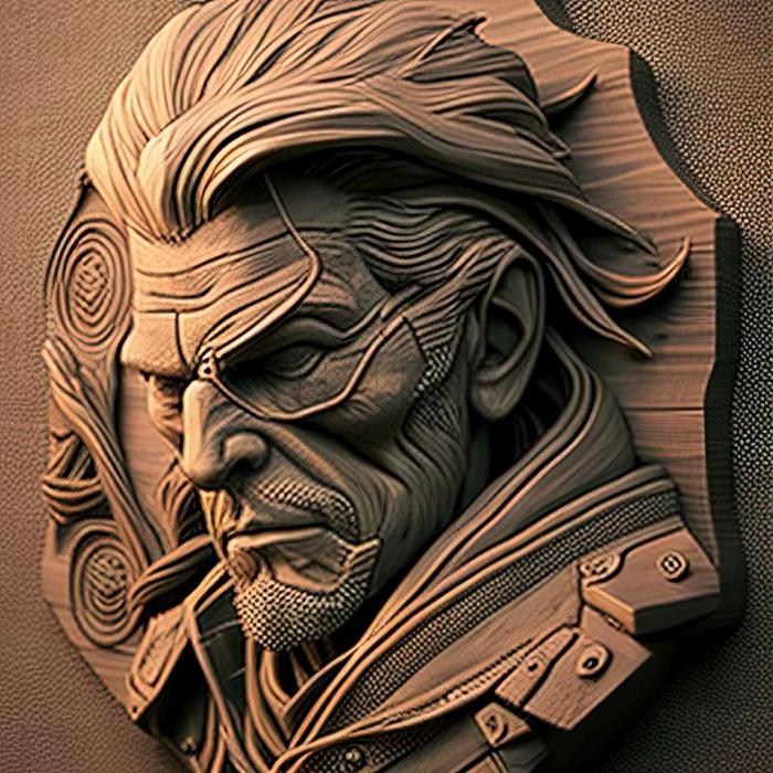 3D model Metal Gear Solid 4 Guns of the Patriots game (STL)